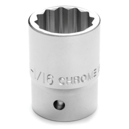 Performance Tool 3/4 In Dr. 12 Pt Socket 1-1/16 In Socket 12Pt 1-1, W34534 W34534